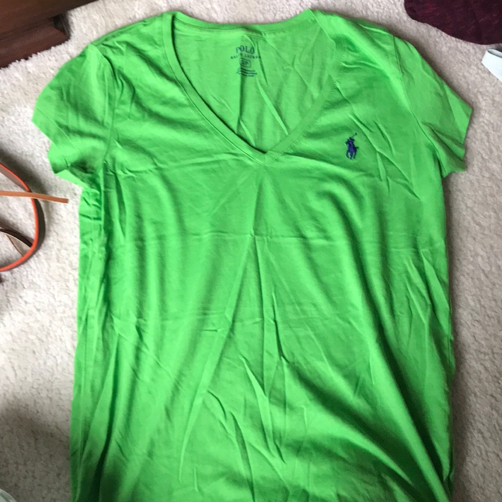 Green Ralph Lauren Polo T-shirt